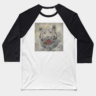 White Tiger Baseball T-Shirt